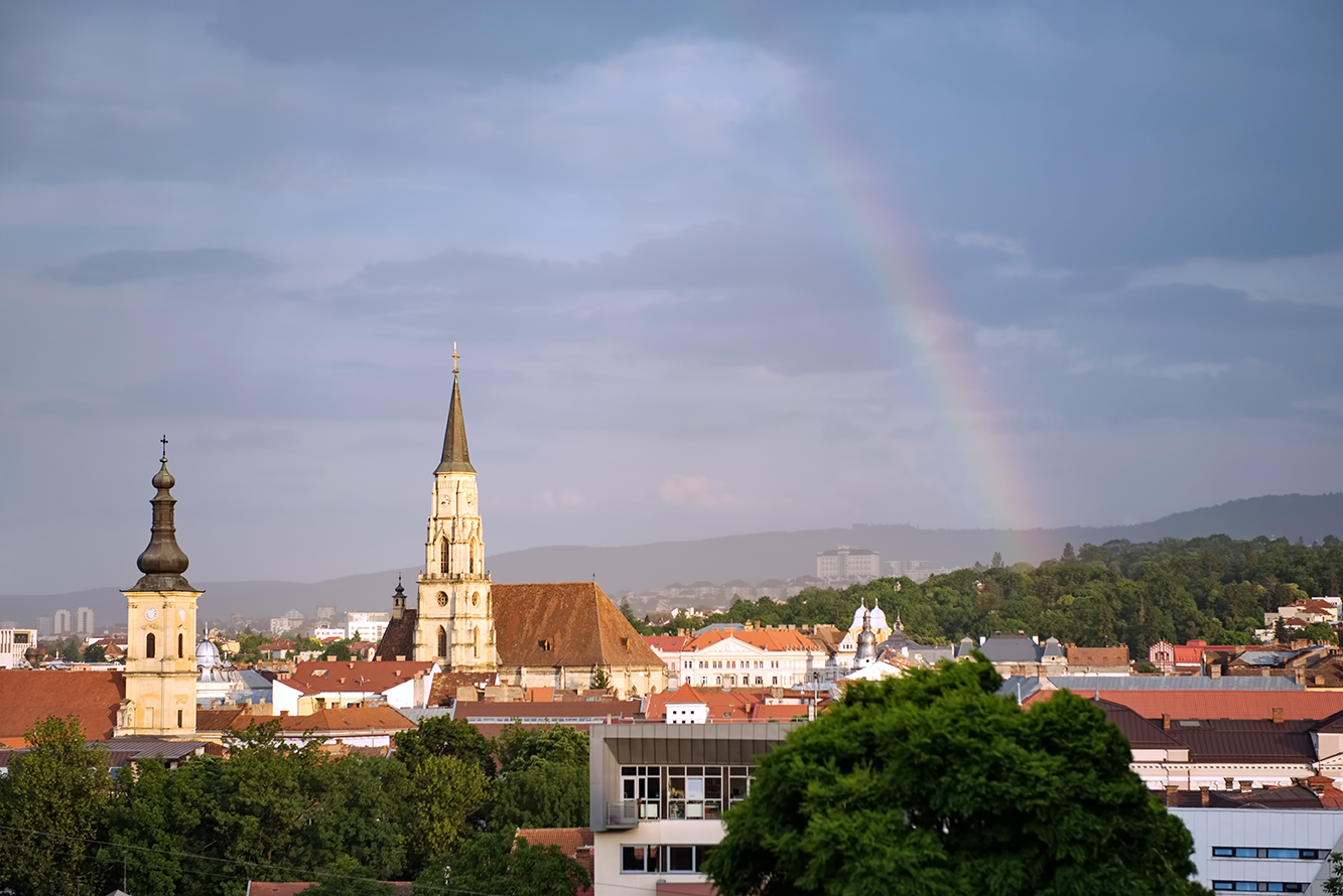 Rainbow Over Cluj